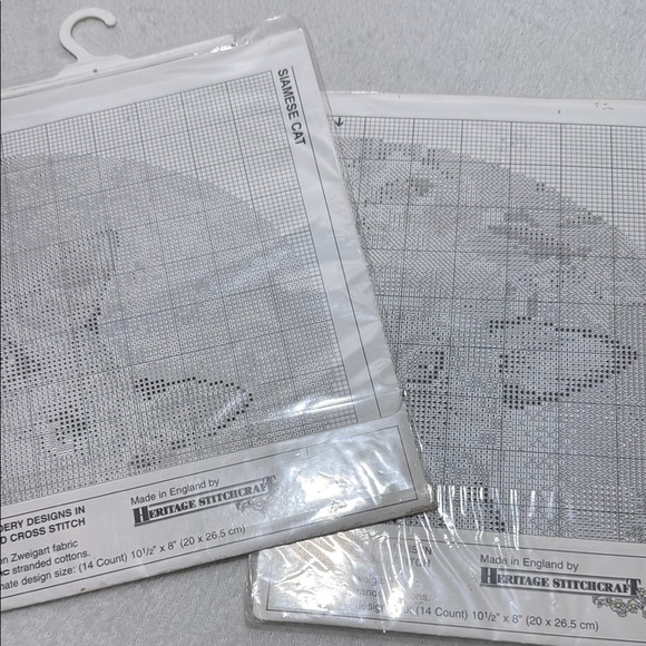 John Stubbs Siamese Cat Embroidery Kits - Picture 4 of 9